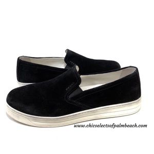 PRADA SUEDE SKATER SNEAKERS SIZE 11